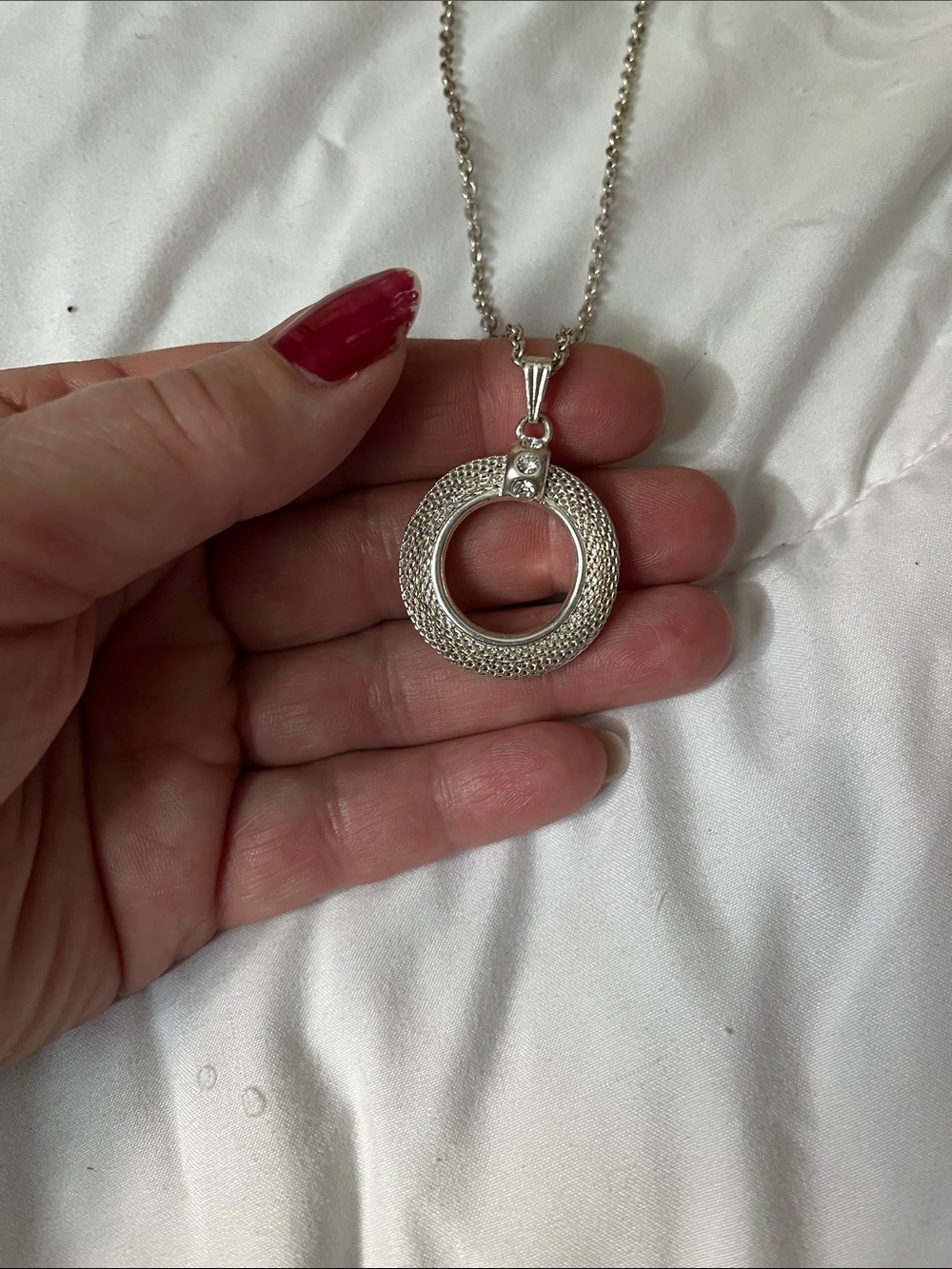 Cute Sparkly Pendant with Necklace